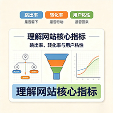 乌海建站-理解网站核心指标：跳出率、转化率与用户粘性