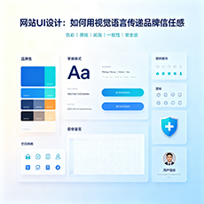 乌海建站-网站UI设计：如何用视觉语言传递品牌信任感