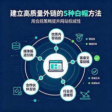乌海建站-建立高质量外链的5种白帽方法